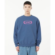 엘엠씨 FLOWER OVAL SWEATSHIRT dark blue 324539