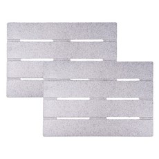 모노플랫 논슬립 EPP 욕실 다용도실 발판 70x48cm x 2set, 그레이, 2개