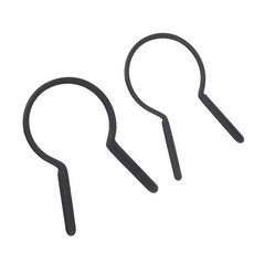 카메라 렌즈 필터 렌치 키트 고무 코팅 금속 카메라 렌즈 필터 리무버 렌치 2개 세트 77~82mm 조리개 필터용, 카메라 렌즈 필터 렌치 키트, 고무 코팅 금속 카메라