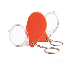 초이마켓 미니 돋보기 키링 인형키링, 1개