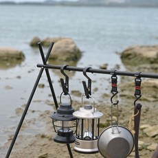 고리 타프 의자 캠핑 인디언행어 4P 클립 집게 텐트, 4개