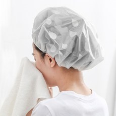 물방울 샤워캡 성인샤워캡, 1, 1개