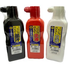 祥碩堂 建築用 墨斗用 無塩 墨汁 180ml 黑/紅/白色/螢光桃 日本製, 1個, 祥碩堂墨水 (黑)