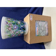 花漾陶瓷杯 居家生活美學 舒適握感 獨特花卉設計, 1個, 心花開