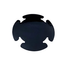 베이스 킥 드럼 음소거 패드 드럼 강화 스티커 펠트 드럼 소음기 패드 감쇠기 조용한 드럼 연습 액세서리, 얇은 검은색