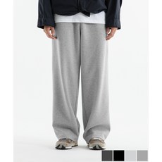 [브렌슨] 와이드핏 트레이닝 스웨트 팬츠, ★블랙(기모)★, M, ★블랙(기모)★