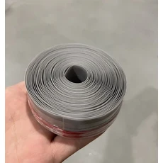 25mm 너비 도어 창 하단 자체 접착 실리콘 고무 씰 스트립 Weatherstrip 바 테이프, 01 25mm, 01 3M, 03 Grey