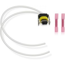 모토올 3669748 2501107C1 2선 연료 분사기 커넥터 피그테일 배선 하네스 6451001 캐터필러 C7 C9 굴착기 IPR 밸브 7.3 6.0 VGT 6.7 디젤 트, 모토올 3669748 2501107C1 2선 연료 분사