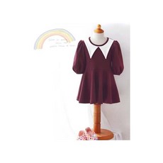 패션스타트 패턴인 P612 Dress 아동 원피스 옷 패턴 도안 옷본 아동복, 1개, 혼합