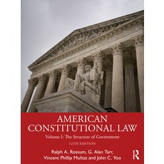 (영문도서)American Constitutional Law: Volume I: The Structure of Government Paperback, Routledge, English, 9781041131458
