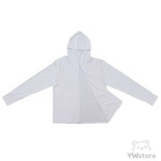 YWstore 자외선차단 후드집업 L 화이트 운동복집업