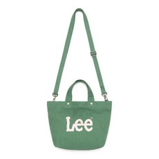 매장정품 리 LEE 트위치 로고 코튼 미니 토트백 그린 LE2501BG18GN 656682
