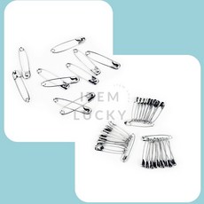 ITEM LUCKY 삔침 큰 옷핀, 혼합, 1개