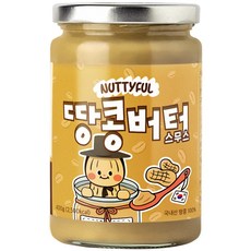 너티풀 국내산 국산 100% 무첨가 피넛버터 땅콩잼 땅콩버터 스무스, 1개, 400g