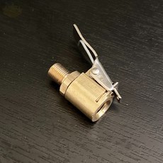 타이어 자전거 오토바이 차량 공기 주입 연결 어댑터 커넥터 황동 금속 부품 튜브, 상세페이지 참조, 1개