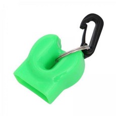 3x 스쿠버 레귤레이터 마우스피스 커버, 55X40MM, PVC, 초록