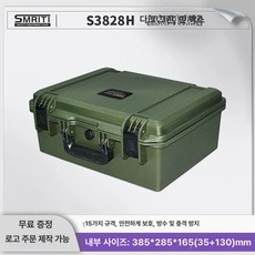 촬영장비 보관 케이스 장비보호 카메라캐리어 군용잡비 대용량 523 다크 나이트 그린, 1개, 3828H