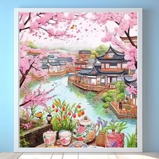 슈슈보석십자수 즐거운 취미 중형 40X50 패브릭형, NA20, 1개