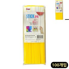 [오품] 옐로우 풍선컵 100개입 풍선스틱 별매