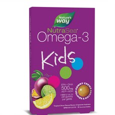 오메가3 개별포장 어린이용 EPA DHA 비타민 D3 네이쳐웨이 Nature's Way Omega-3 캐나다내수용, 1개, 30정