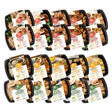 다즐샵 식단관리 도시락 4주 식단 15종 20팩 (맛있는10팩+건강한5팩+가벼운5팩), 1개