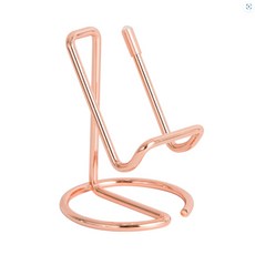 베라망 테이블용 스틸 휴대폰 거치대, 로즈골드, 1개