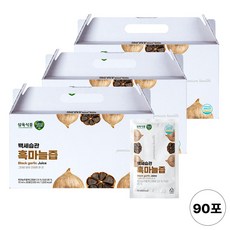 삼육식품 백세습관 흑마늘즙, 90개, 70ml
