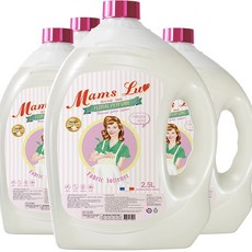 맘스럽 구연산 섬유유연제 로즈향 2.5Lx4개입 실내건조형 프리미엄 대용량, 4개, 2.5L