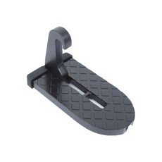 NW 차량 도어스텝 발받침대 세차 발판 자동차 간이사다리, 차량도어받침대 실버, 블랙