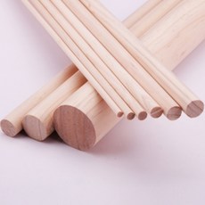 지름5mm-25mm A급 목봉 나무막대 원형우드봉 diy마크라메재료, 40cm 1개, 1cm