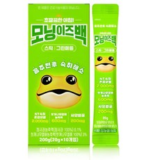모닝 이즈백 20g X10개입 스틱 그린애플 숙취해소제, 10개