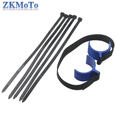 오토바이 전면 후면 구조 스트랩 당겨 슬링 벨트 가죽 끈 HUSQVARNA TC TE TX FC FE FX 125-501 KTM SX SXF XC XCW XCF EXC, [03] Front Blue, 1개