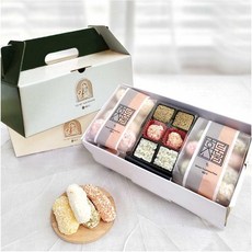 웰빙이야기 궁중한과 1호 선물세트 유과 명절 설 추석, 1박스, 330g