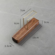 커피 필터 거치대 주방 인테리어 카페 사무실 종이 가정용 거름 업소 휴대용, A. 흑단 부채꼴 필터지 보관대