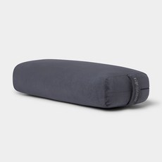 Manduka enlight Rectangular Bolster 灰色瑜珈抱枕 Round Bolster瑜珈圓枕, 1個, 長型灰色瑜珈抱枕