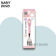 寶貝龍 BABY DINO 角落生物 304不鏽鋼兒童餐具 SGS檢測合格 學習湯匙叉子組, 1個, SG68161b