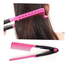 헤어 고데기 빗 볼륨업