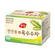 귀리차 티백 1.5그램 20개입 옥수수맛 차 음료 허브차, 1.5g, 20