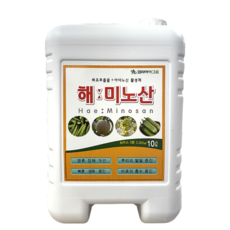 해미노산 10L 해조추출물 식물성아미노산 관수 복합비료 식물영양제 코리아아그로, 1개