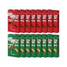 초코 빼빼로 46g 8개+아몬드 빼빼로 32g 8개, 1세트, 624g