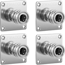 PWACCS 압력 세척기 폼 캐논 홀더 14인치 퀵 커넥트 자동 마운트 스테인리스 스틸 노즐 팁 액세서리 보관 랙, 4 Pack