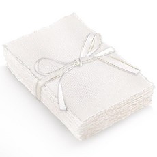 70 Sheets Watercolor Paper 4 x 6inch 300 GSM Deckled Edge Rough/Textured Handmade Cotton for Wate