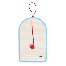 ZEZE 고양이 사이잘삼 털공 스크래쳐 부착가능, 불루, 1개