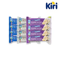 끼리 리얼 스틱 치즈케익 30g 3종 12개 (플레인 블루베리 쿠키앤크림), 360g, 1세트