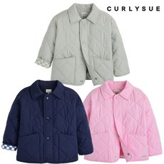 컬리수 아동 스쿨 퀼팅 점퍼 C231JMG51P