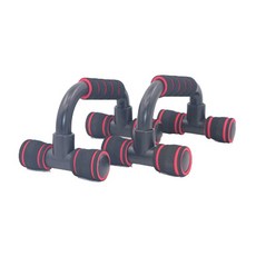 伏地挺身架 輔助器 鍛煉胸肌 握力器 臂力器 運動手套, 紅色, 1個