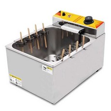 핫도그튀김기 업소용 전기 꼬치 튀김기계 핫바 휴게소, 1개, NP392-G 가스 핫도그 25cm