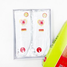 찔레꽃 고급 예식장갑 (플라워자수) 10켤레 스마트터치장갑, 10개, L