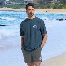 서프닉 남성래쉬가드세트 반팔티셔츠+보드숏 YSBe5001+YSBe0901