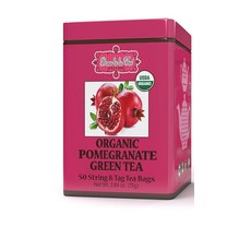 Brew La 녹차 카모마일 레몬 맛 더블 챔버 티백 50개 낮은 카페인 차 프리 글루텐 230415, Pomegranate